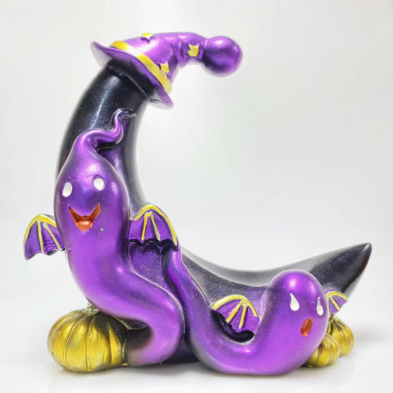 Halloween pumpkin/ghost moon sphere stand