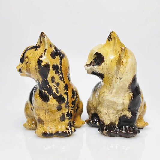 Picture stone standing cat