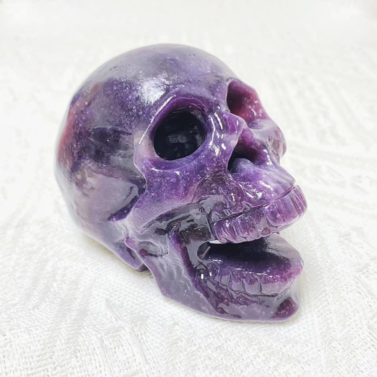 Crystal skull lampshade