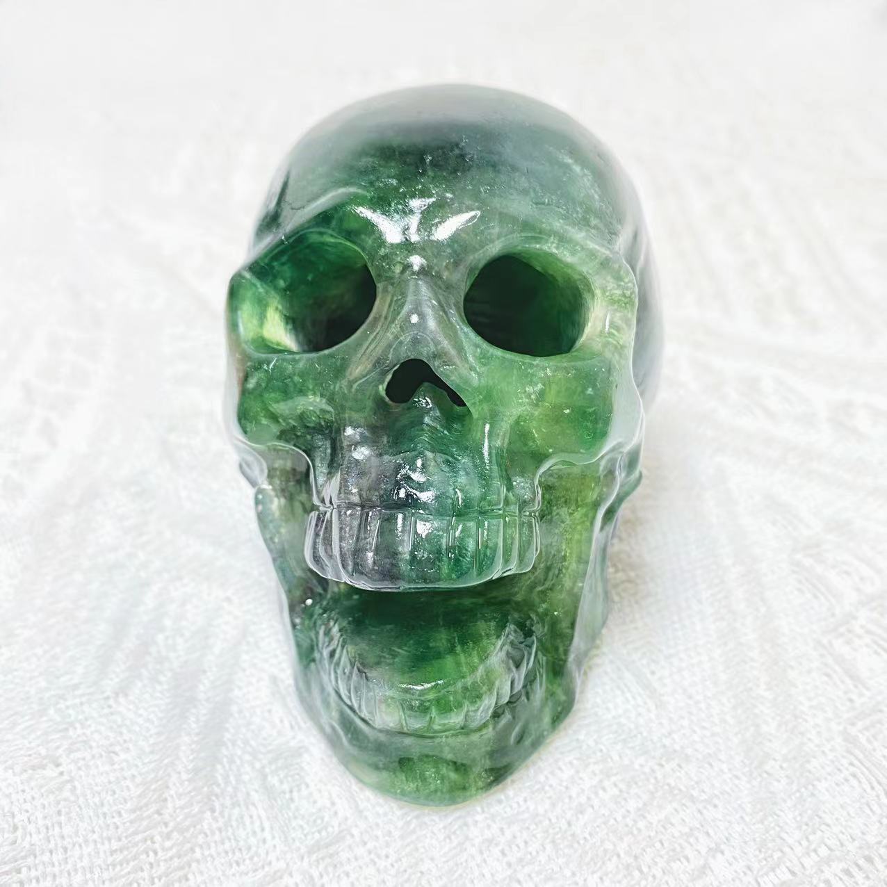 Crystal skull lampshade