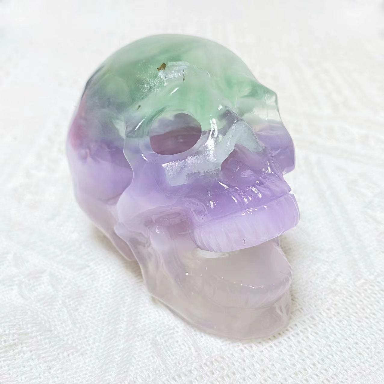 Crystal skull lampshade