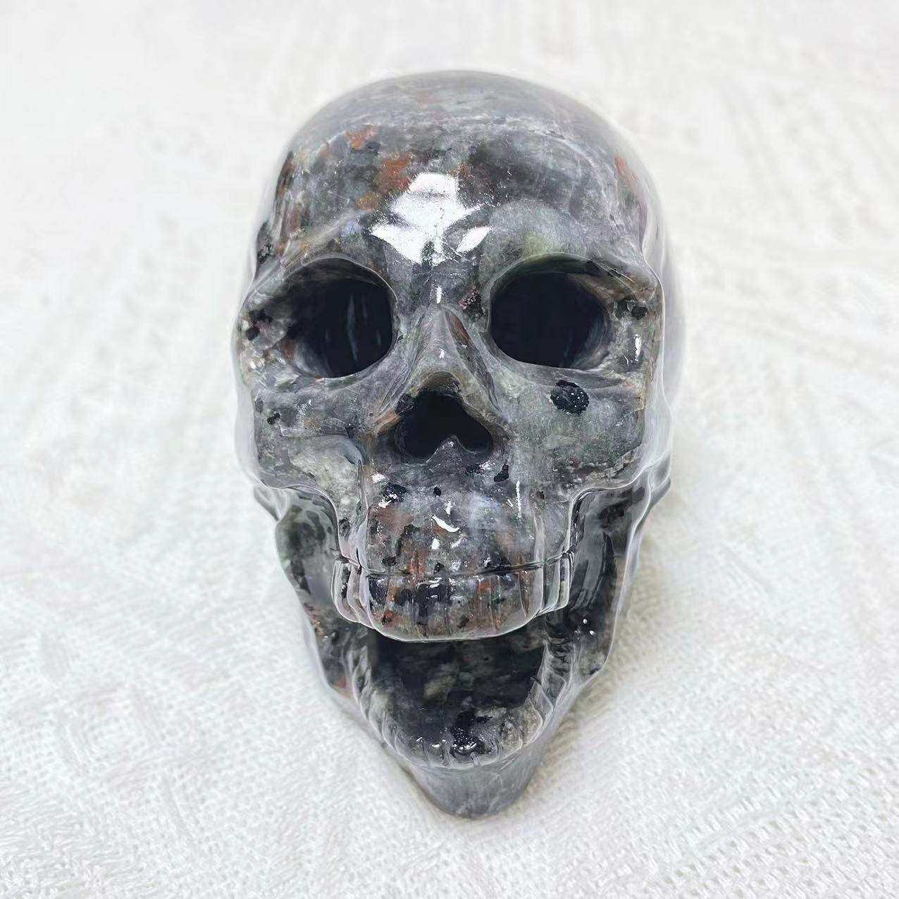 Crystal skull lampshade