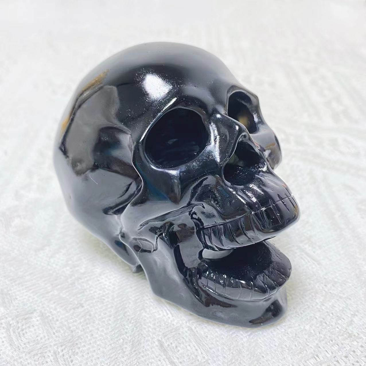 Crystal skull lampshade