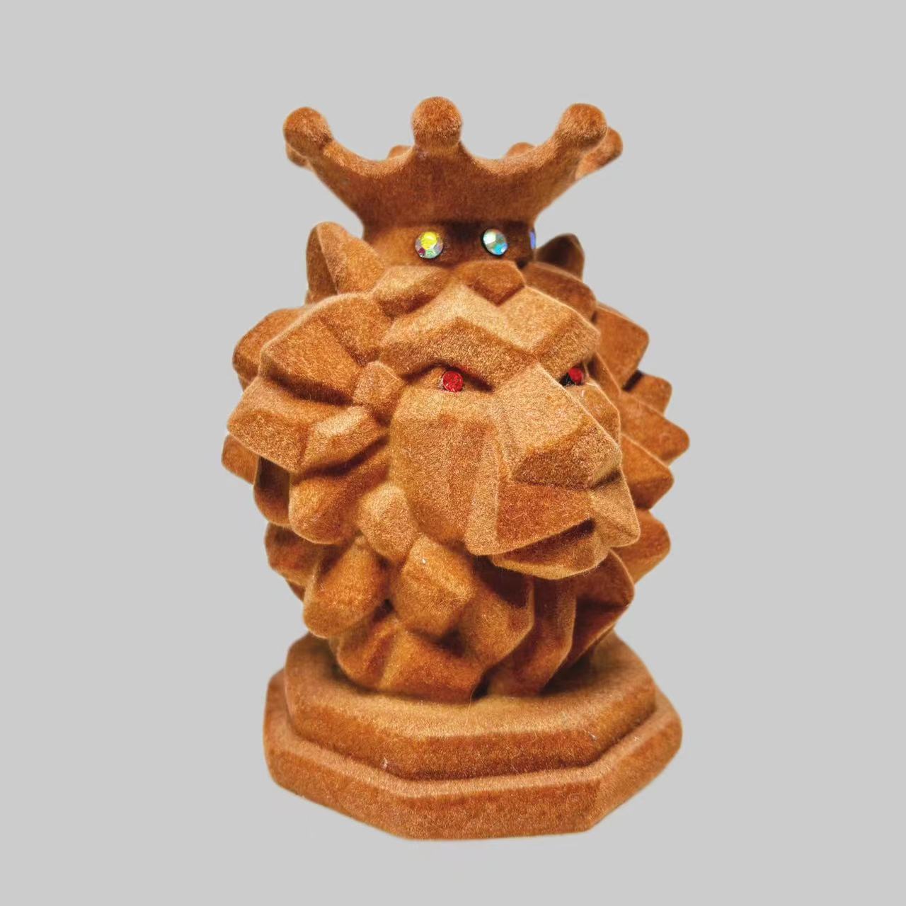 Lion king head sphere stand