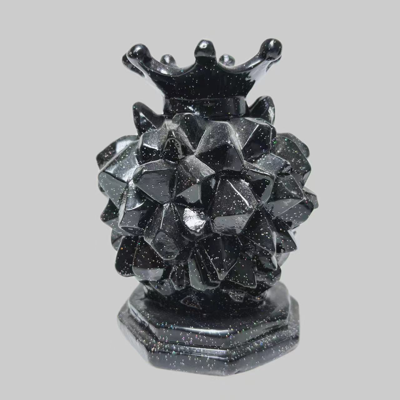 Lion king head sphere stand