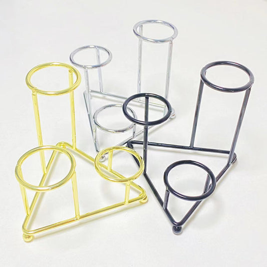 Metal triple spheres stand