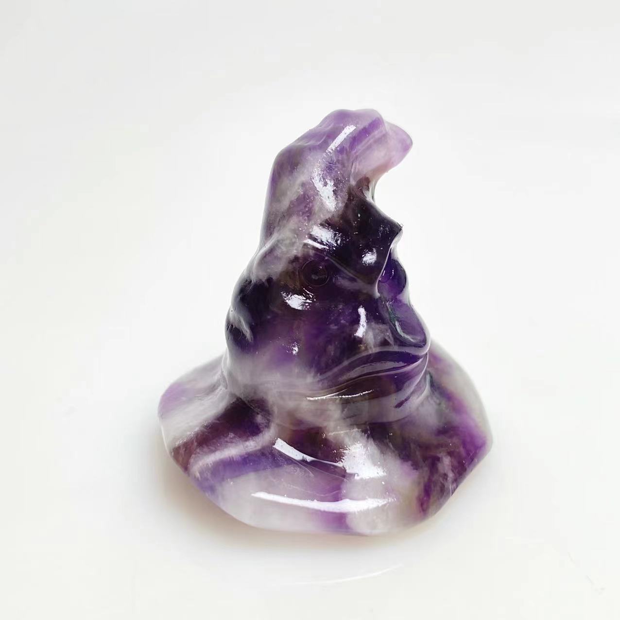 Halloween crystal magic hat carving
