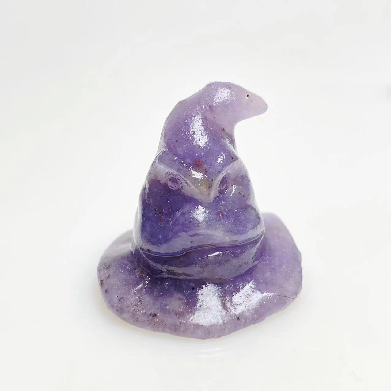 Halloween crystal magic hat carving