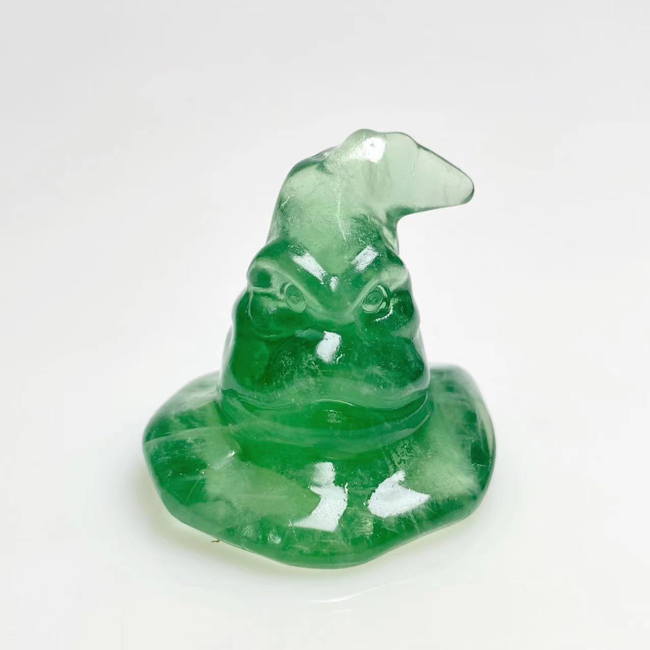 Halloween crystal magic hat carving