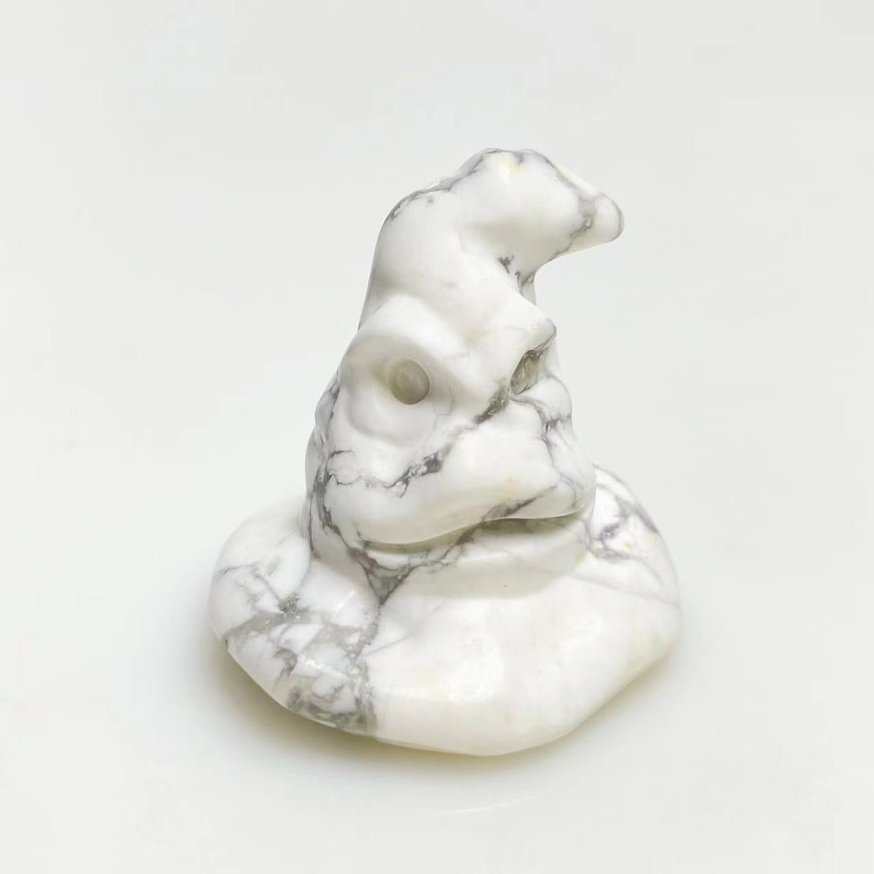 Halloween crystal magic hat carving