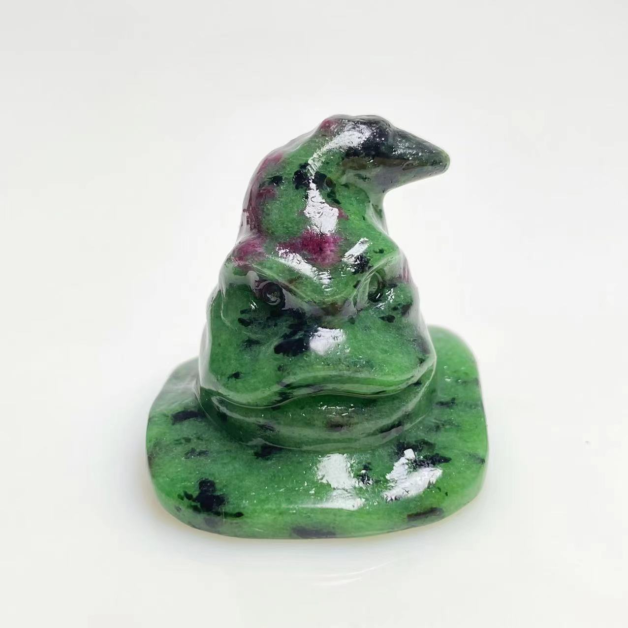 Halloween crystal magic hat carving