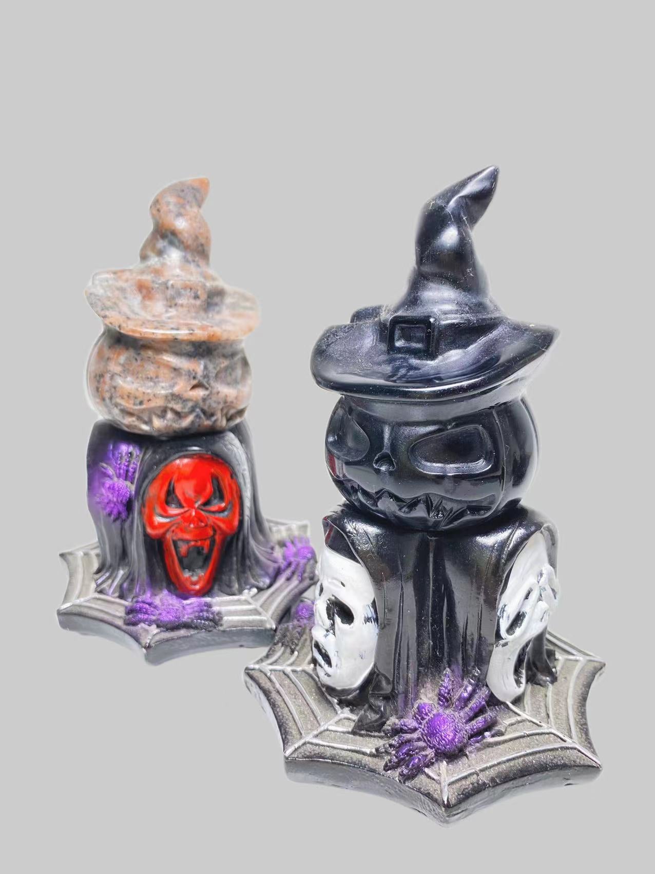 three masks sphere stand