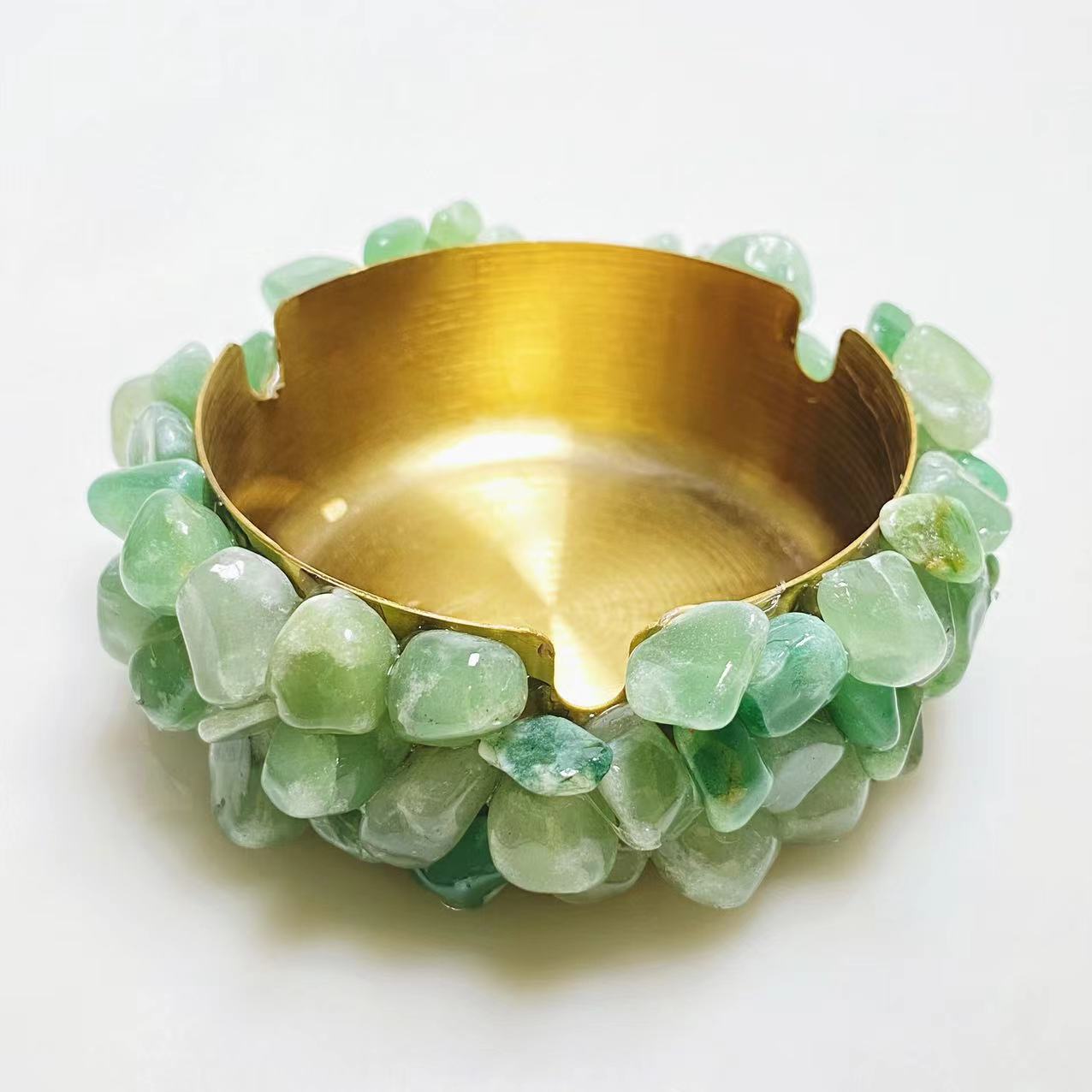 Crystal chips ashtray