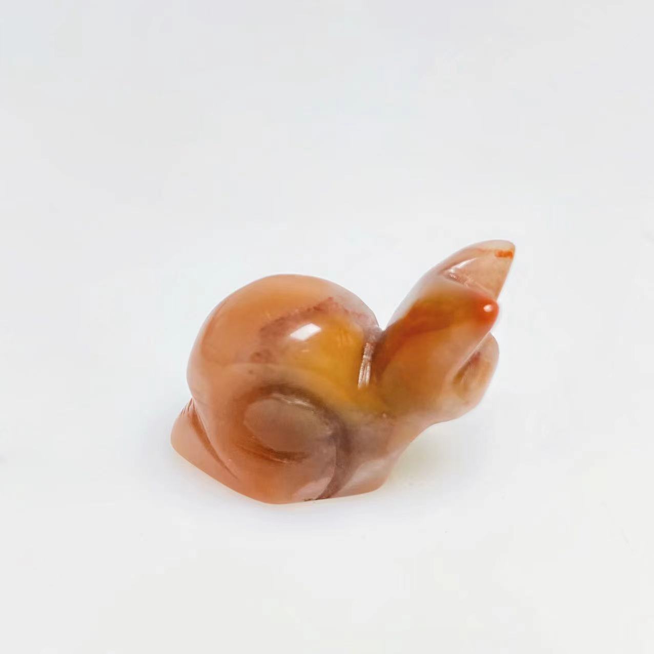 mini crystal snail carvings