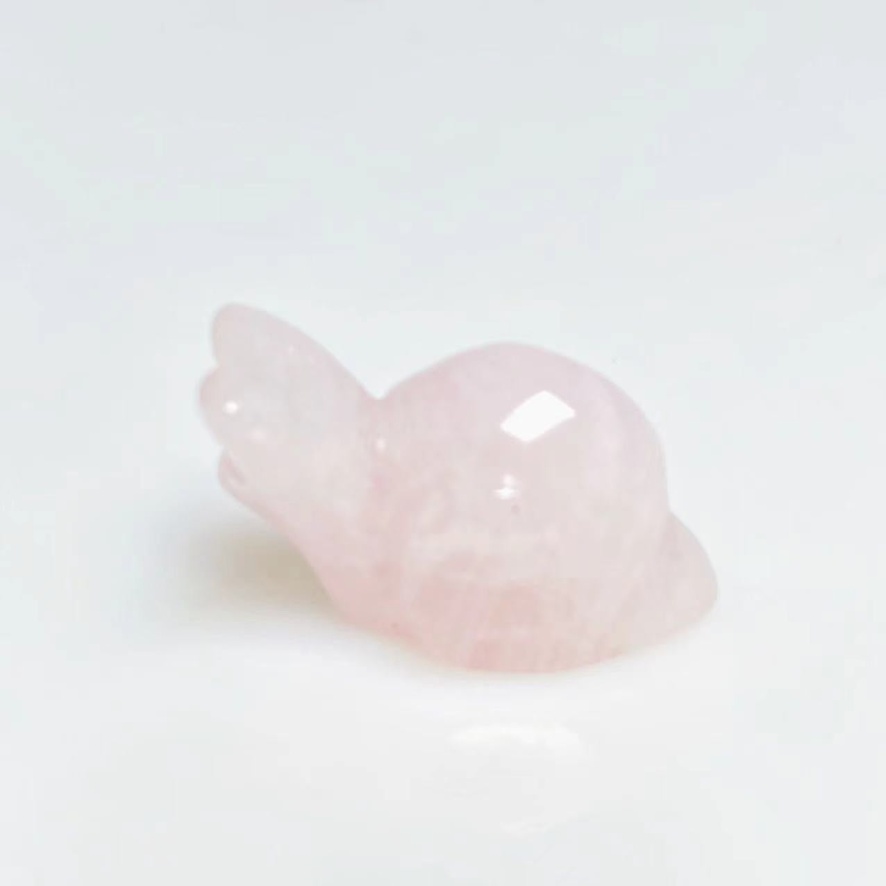 mini crystal snail carvings