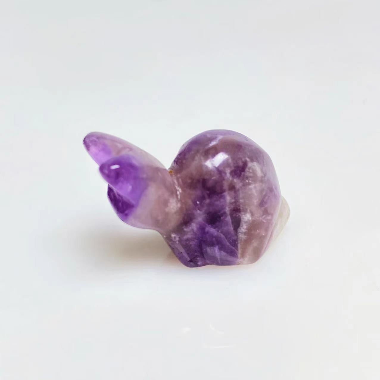 mini crystal snail carvings