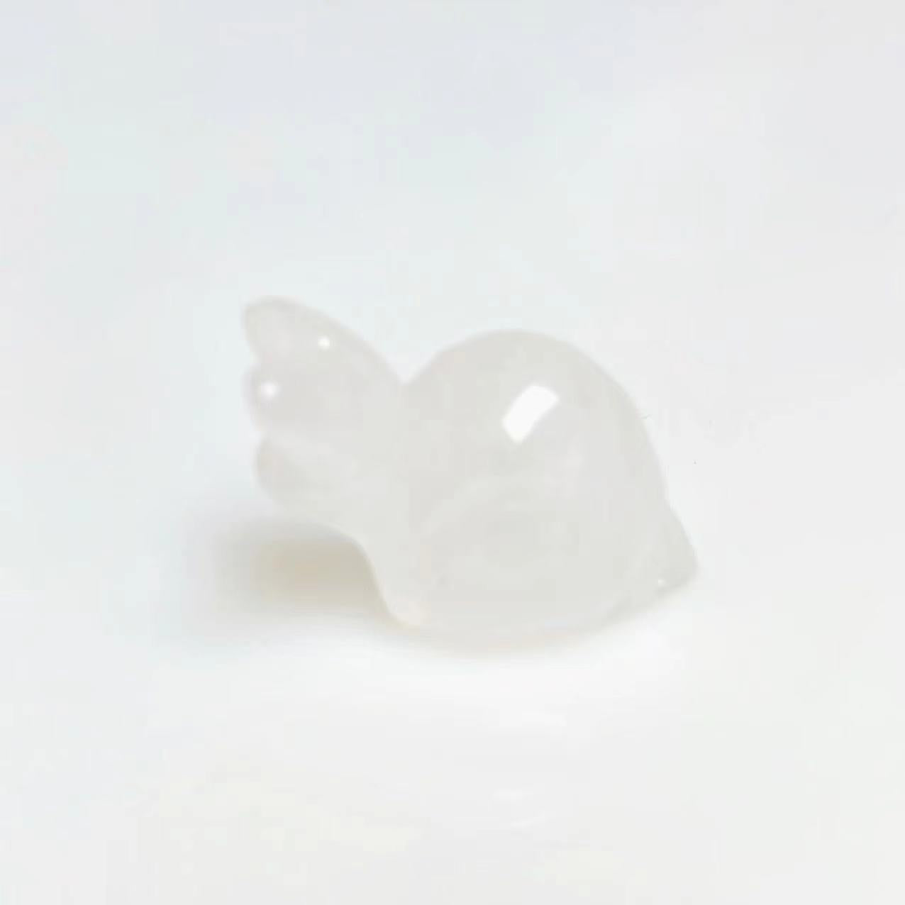 mini crystal snail carvings