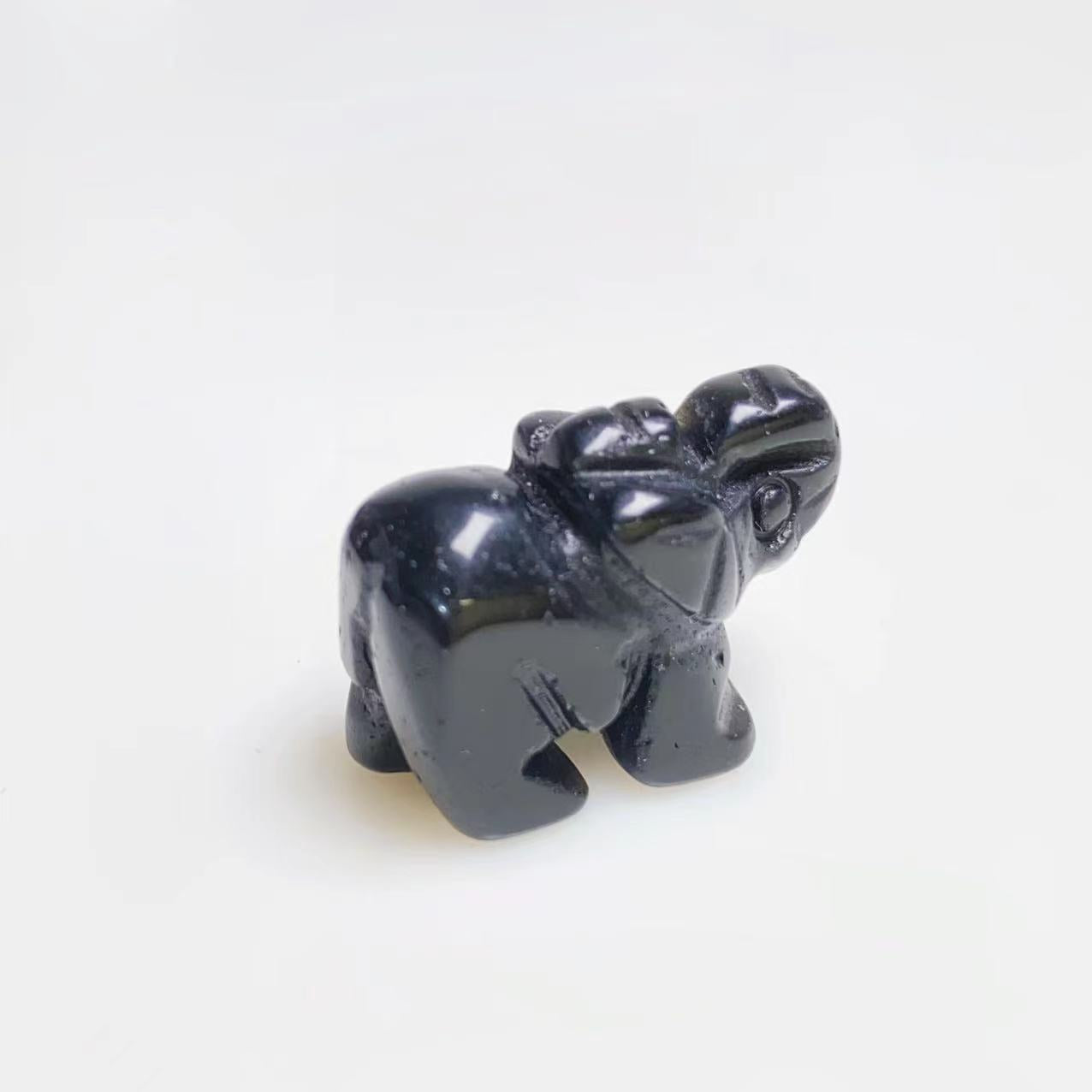 Mini elephant carvings