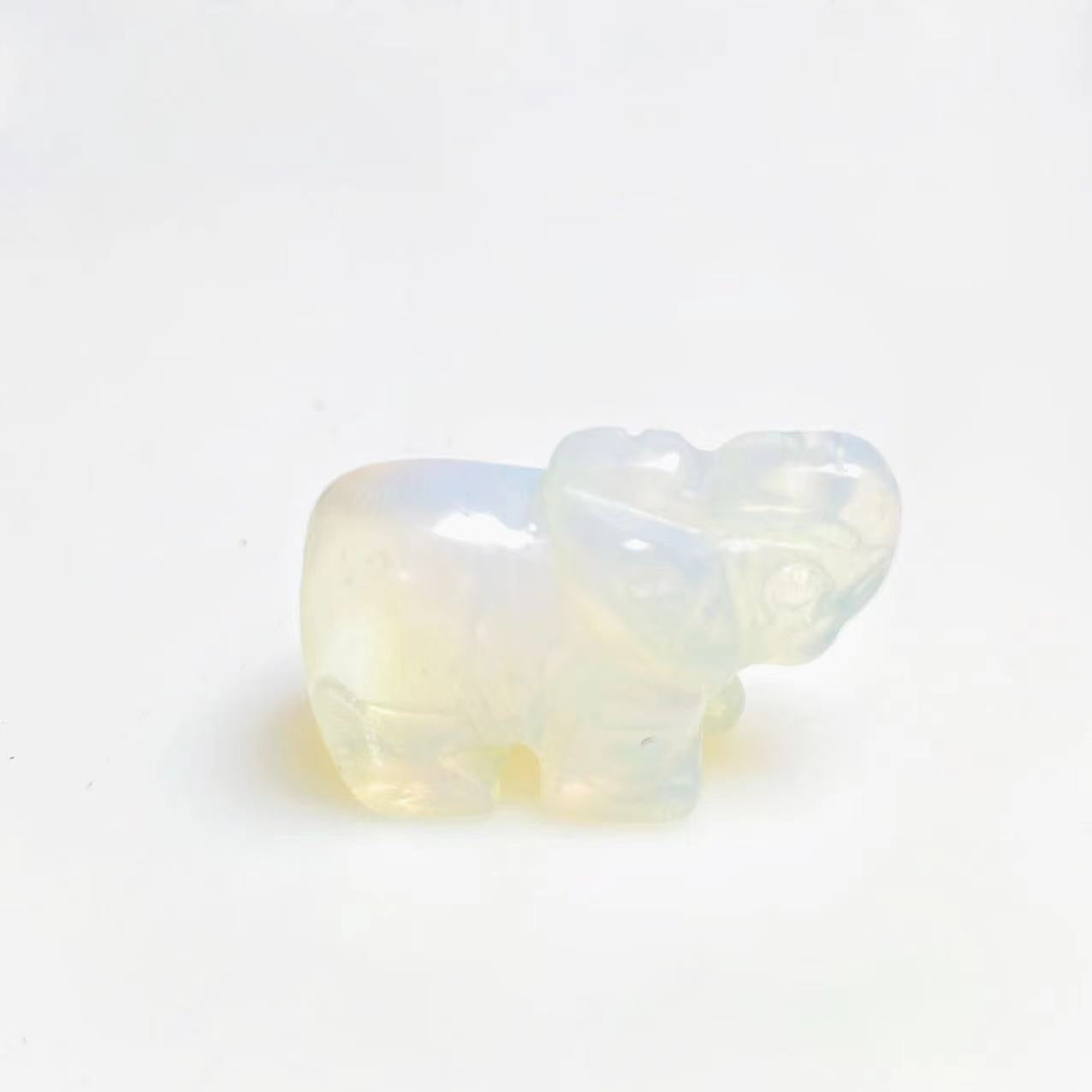 Mini elephant carvings