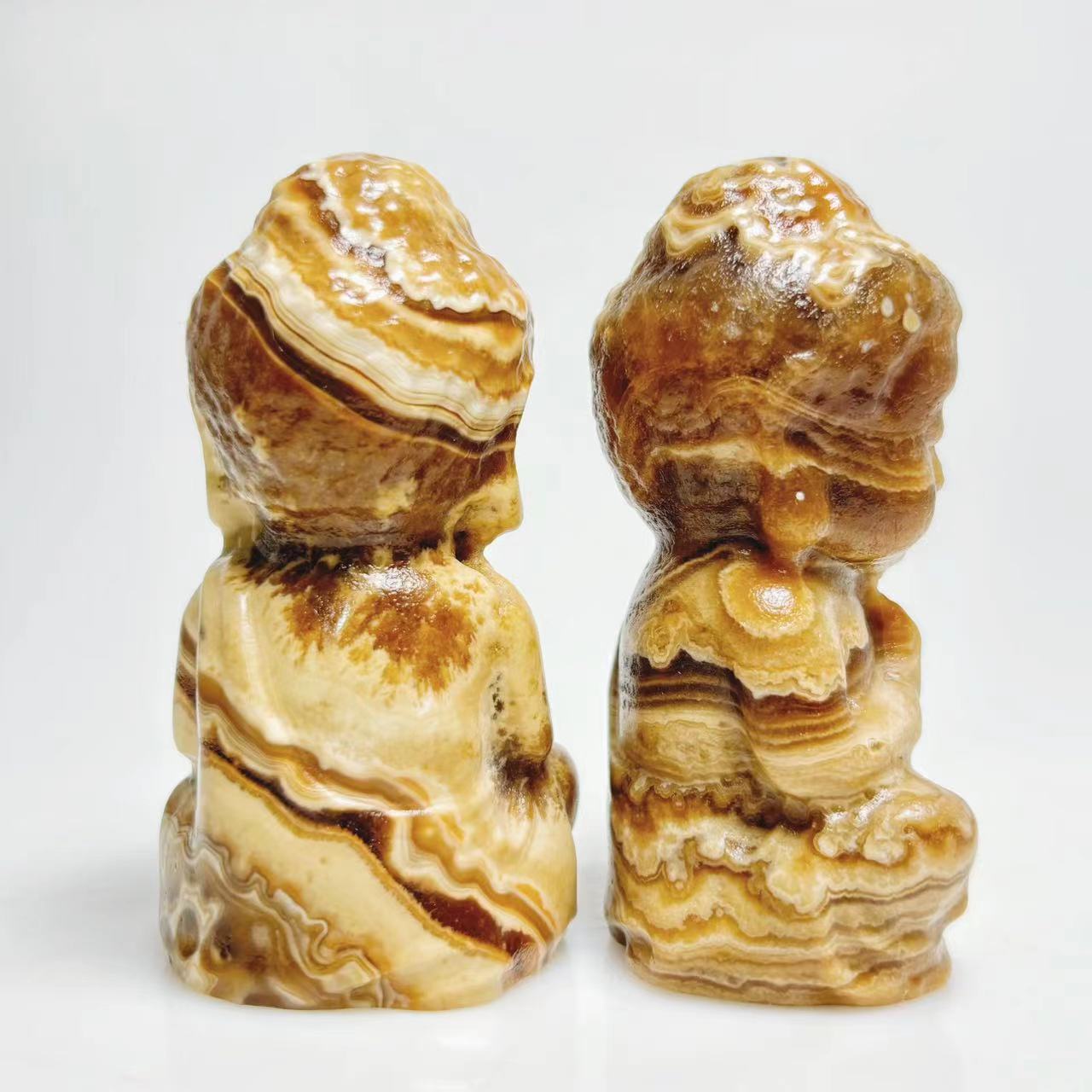 Chocolate calcite baby buddha