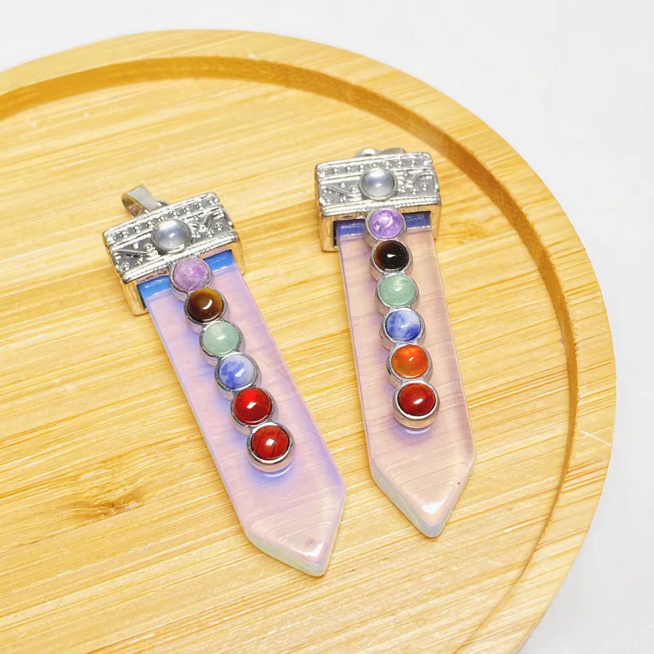 Chakra sword pendant