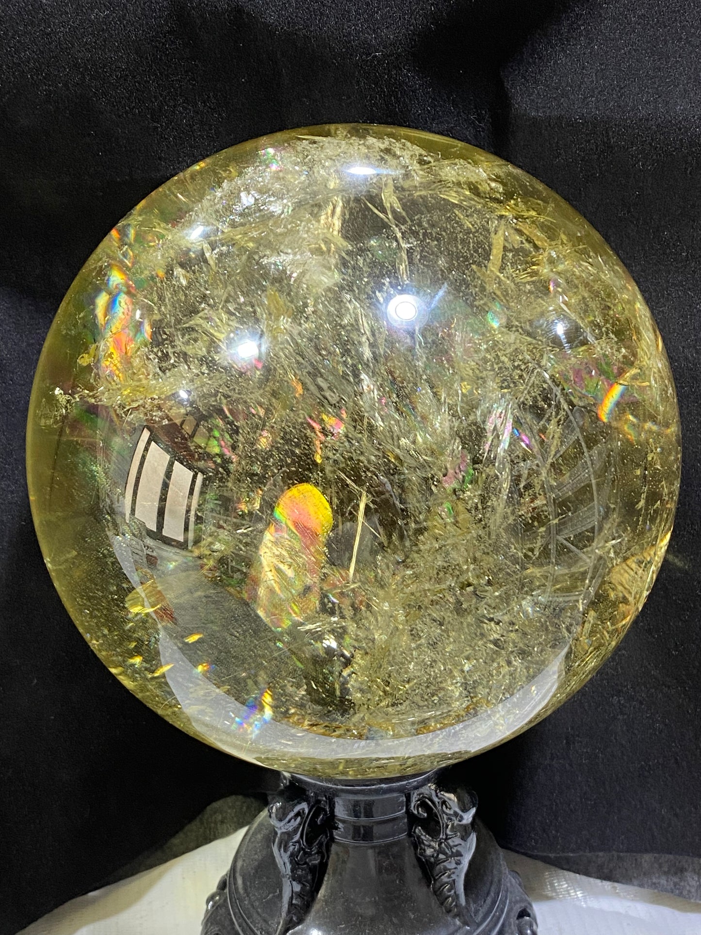 005-Hight quality Citrine quartz sphere