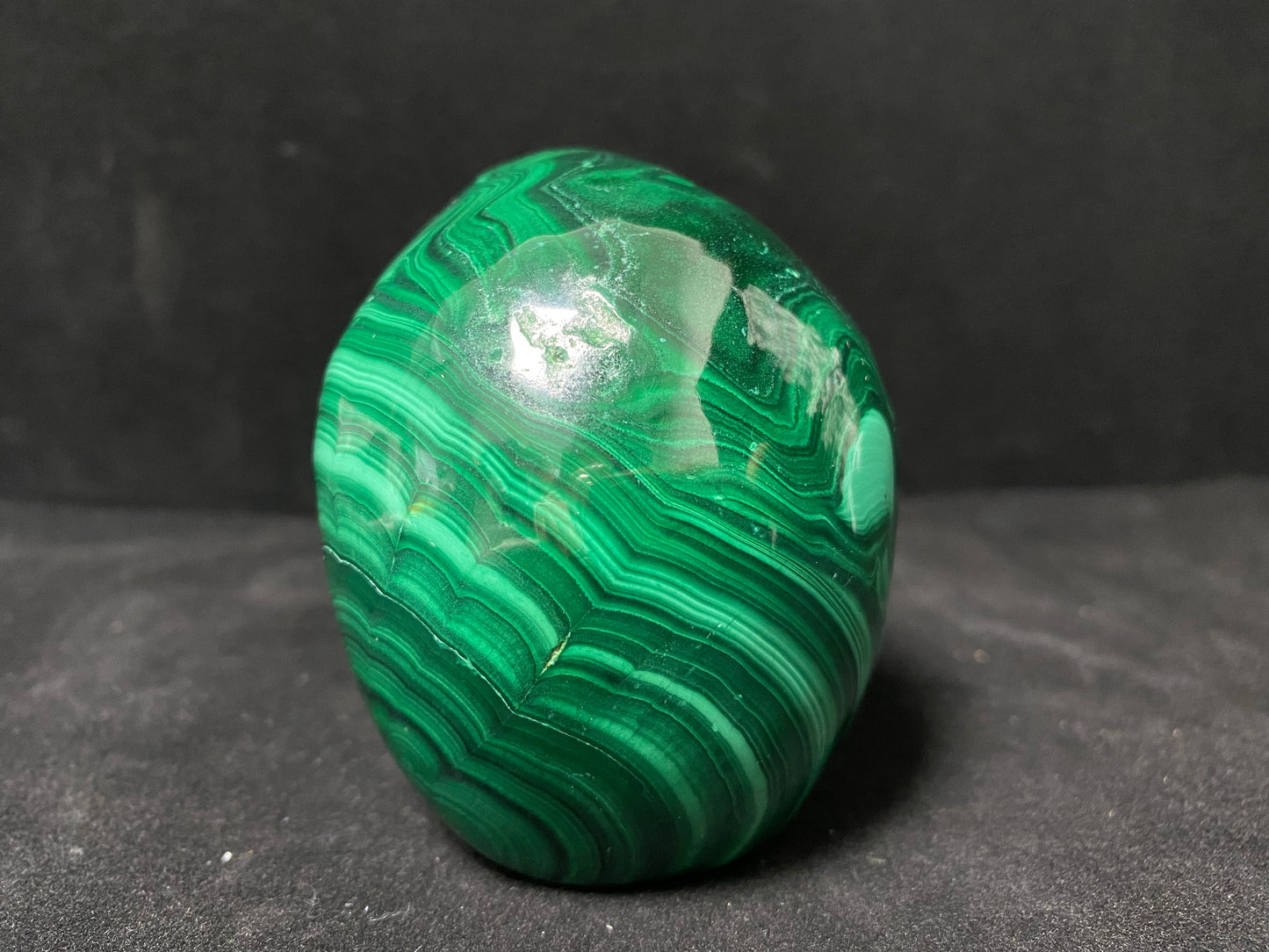 Malachite skull #0904