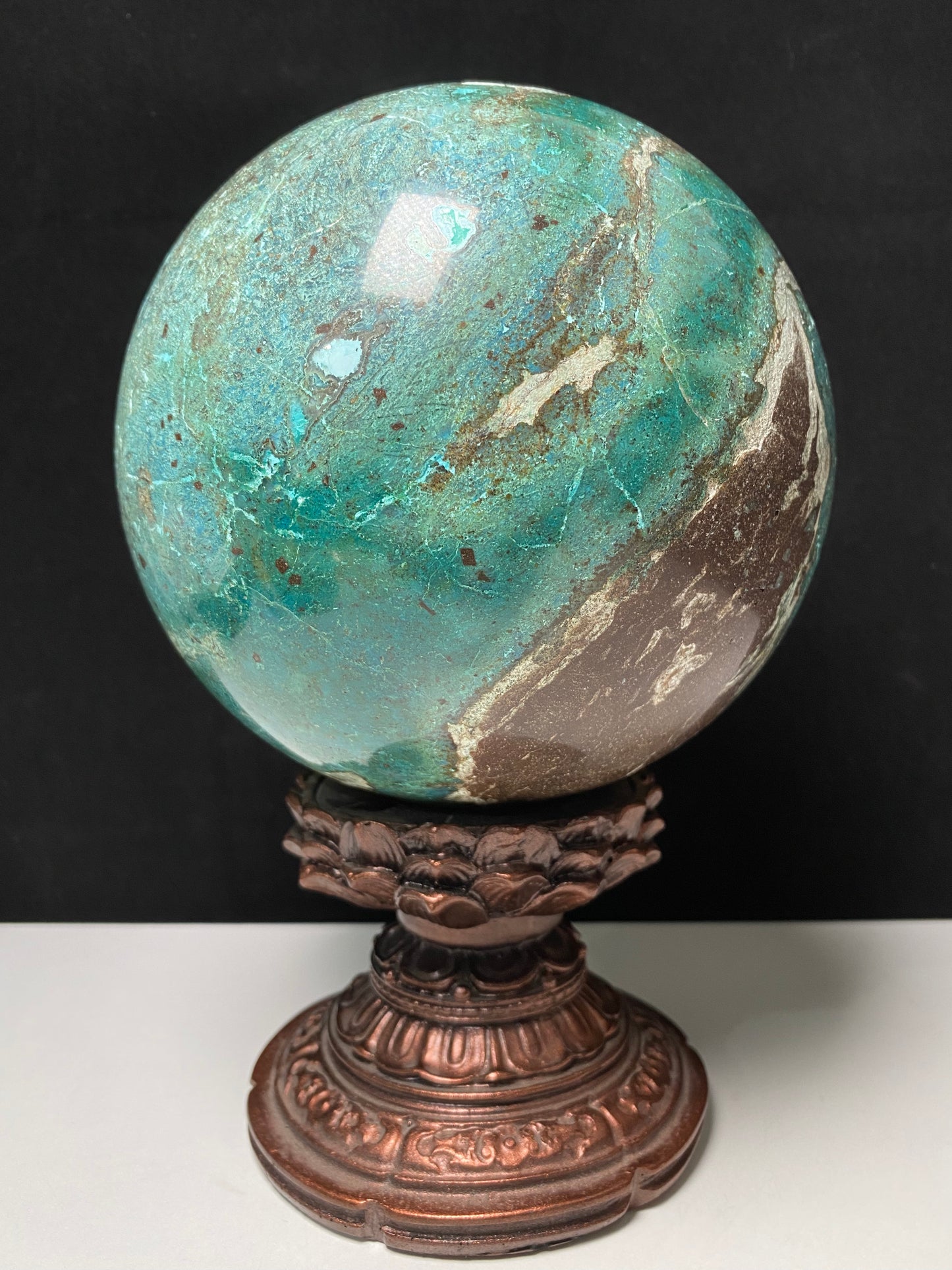 Phoenix turquise sphere#4560