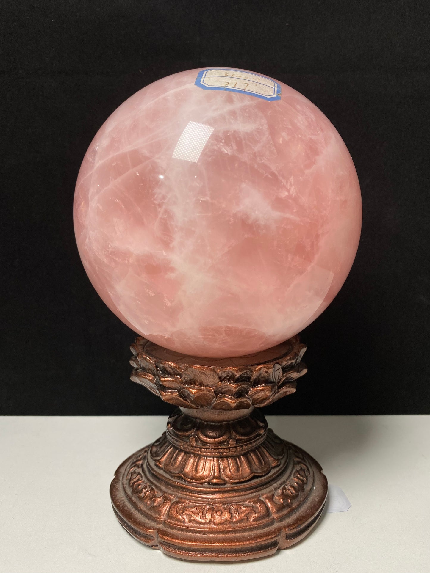 Rose quartz sphere