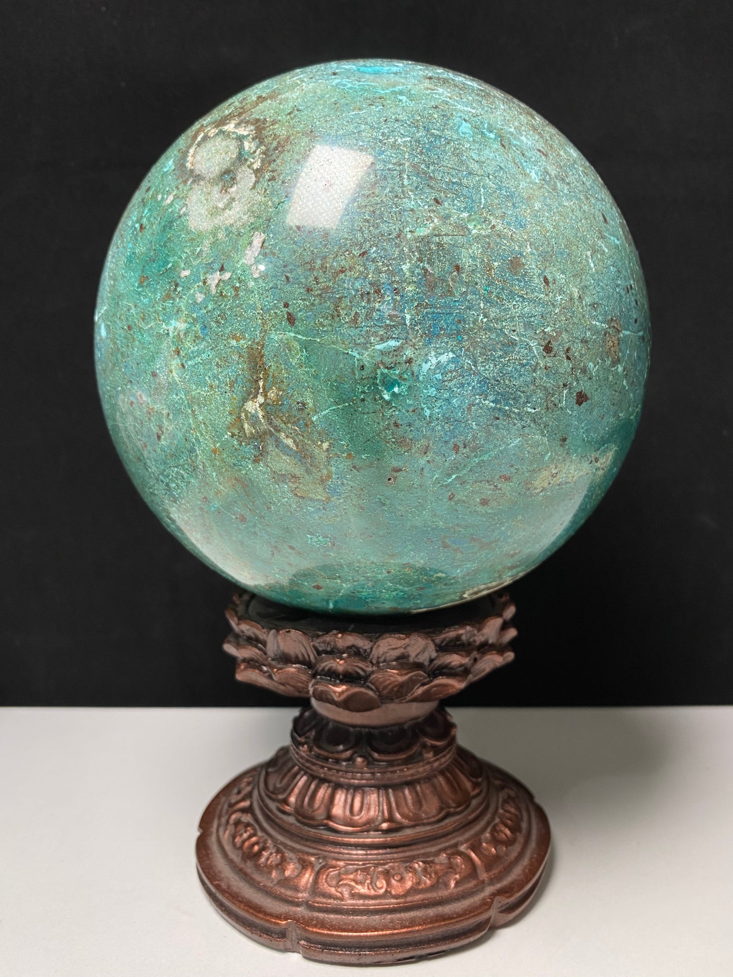 Phoenix turquise sphere#4560