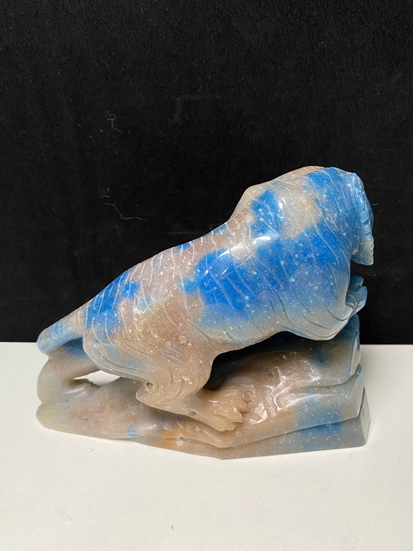 Trolleite tiger on stone carving#1324