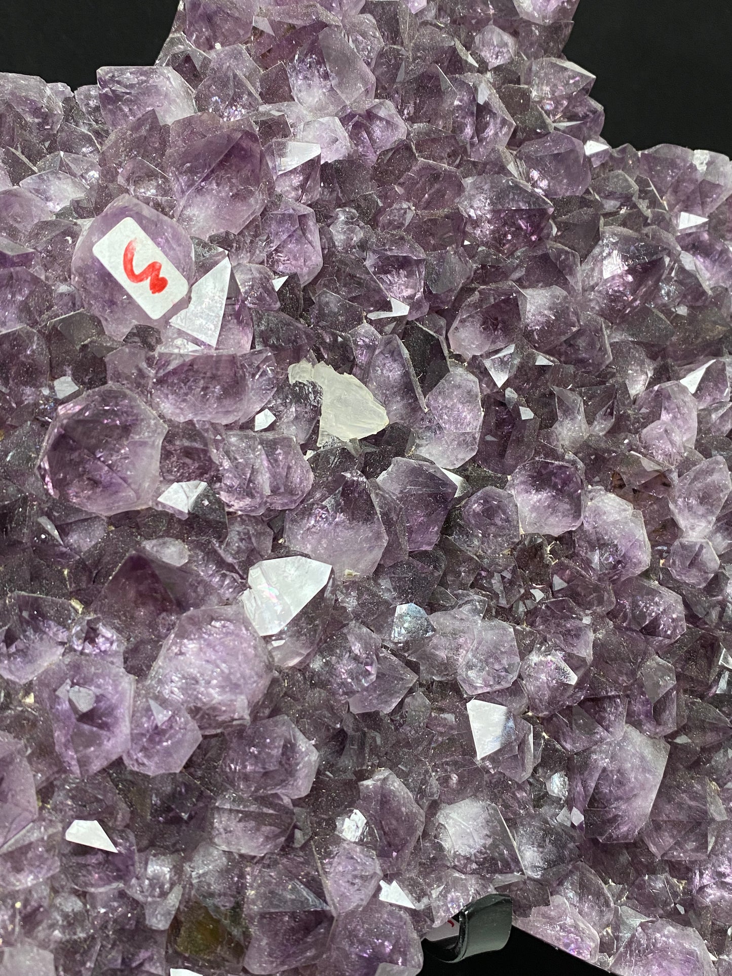 Amethyst clusters star with stand#4507