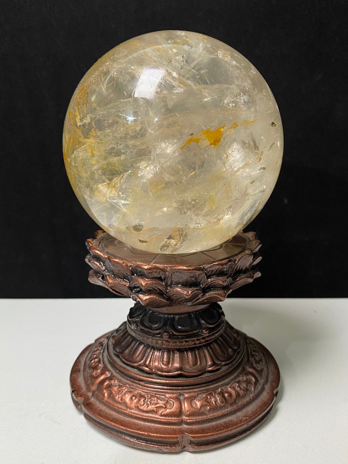 Pyrite in golden healer sphere
