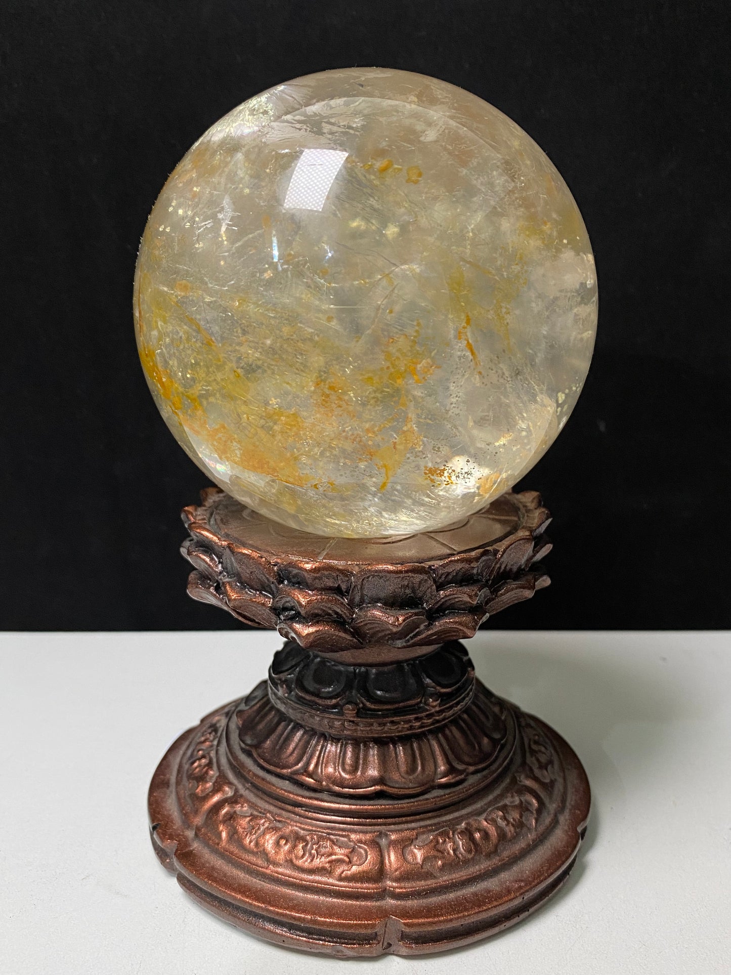Pyrite in golden healer sphere