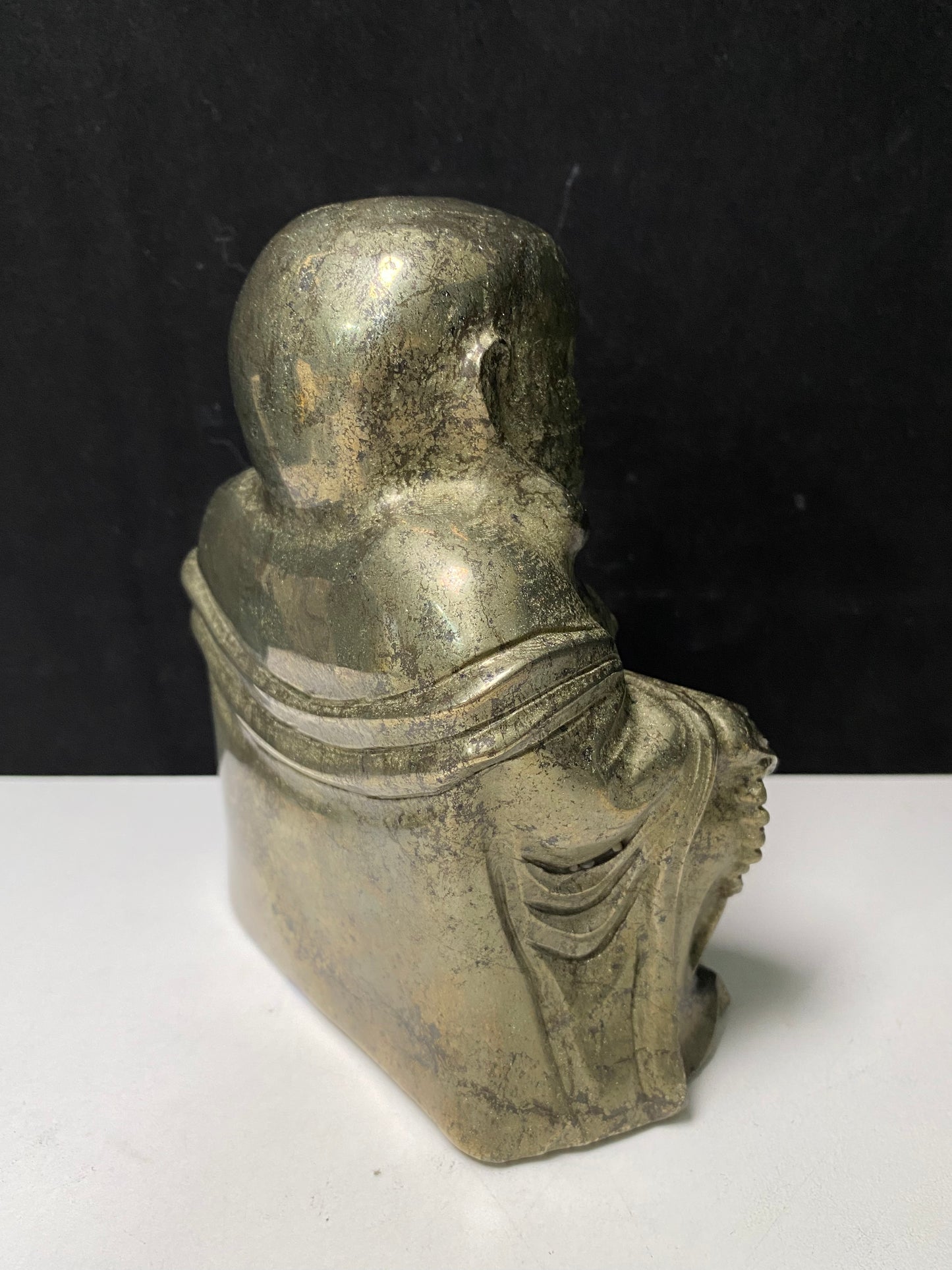 Pyrite smiling buddha