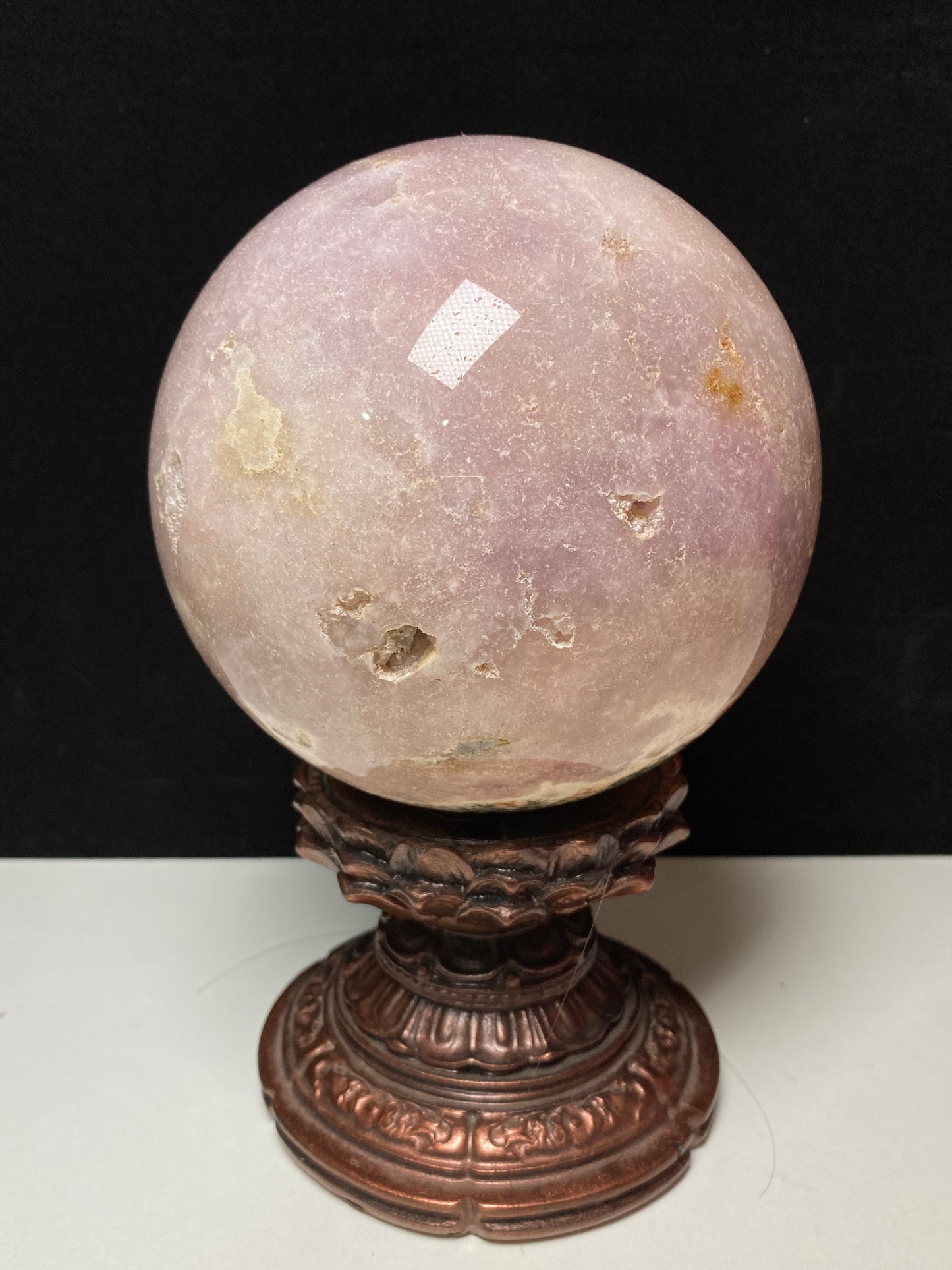 Pink amethyst sphere #2960