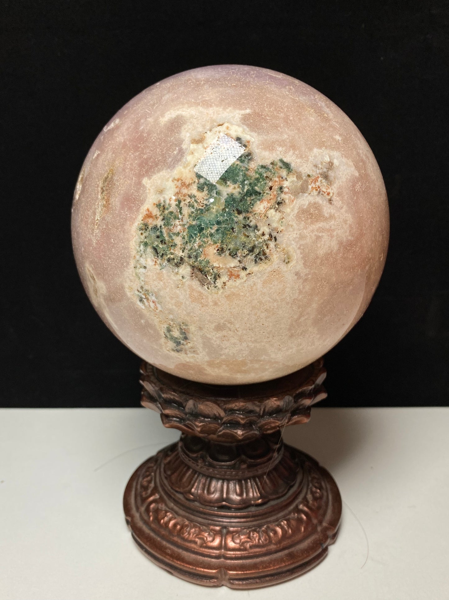 Pink amethyst sphere #2960