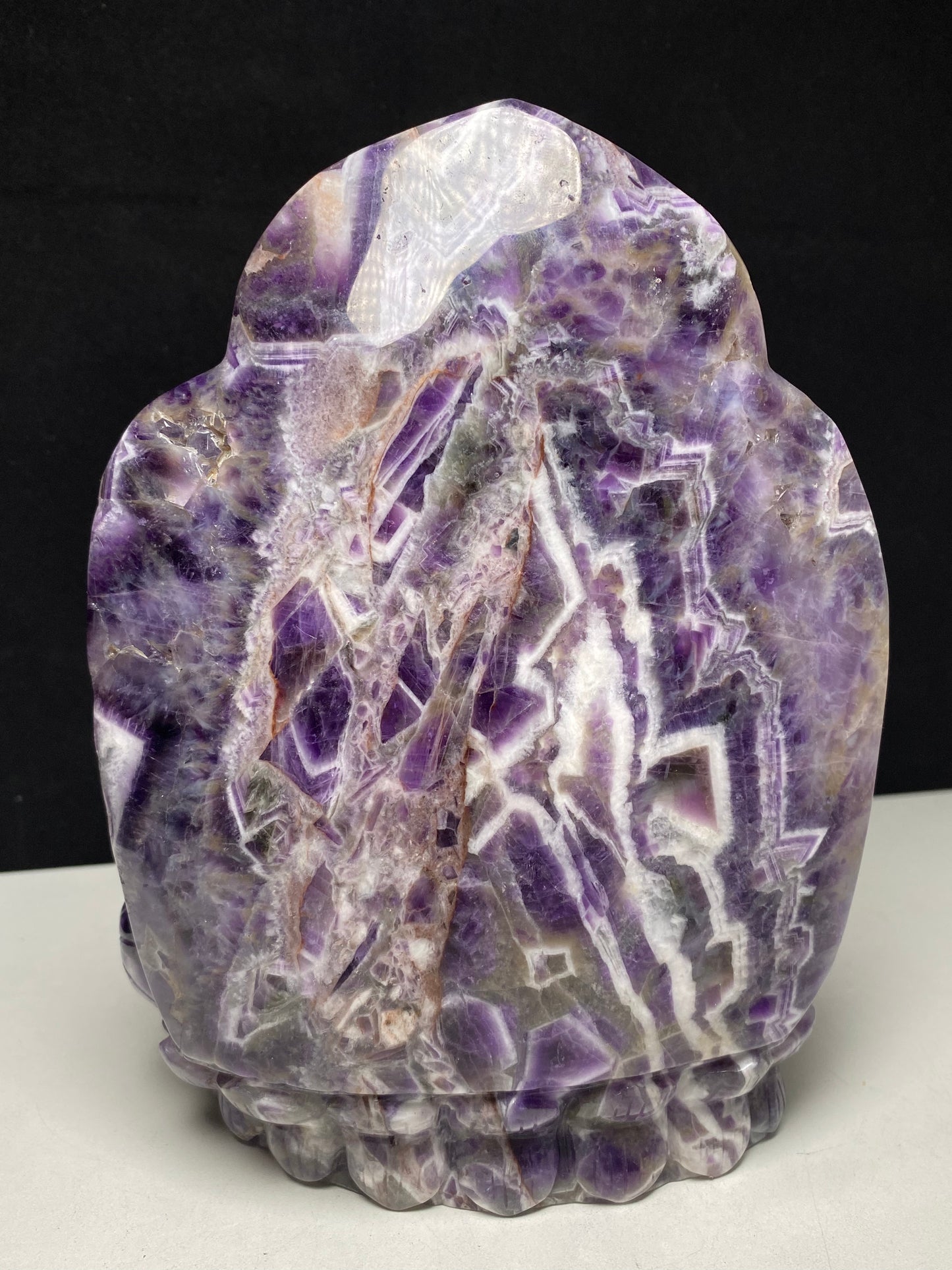 Dream amethyst Ganesha carving #3233