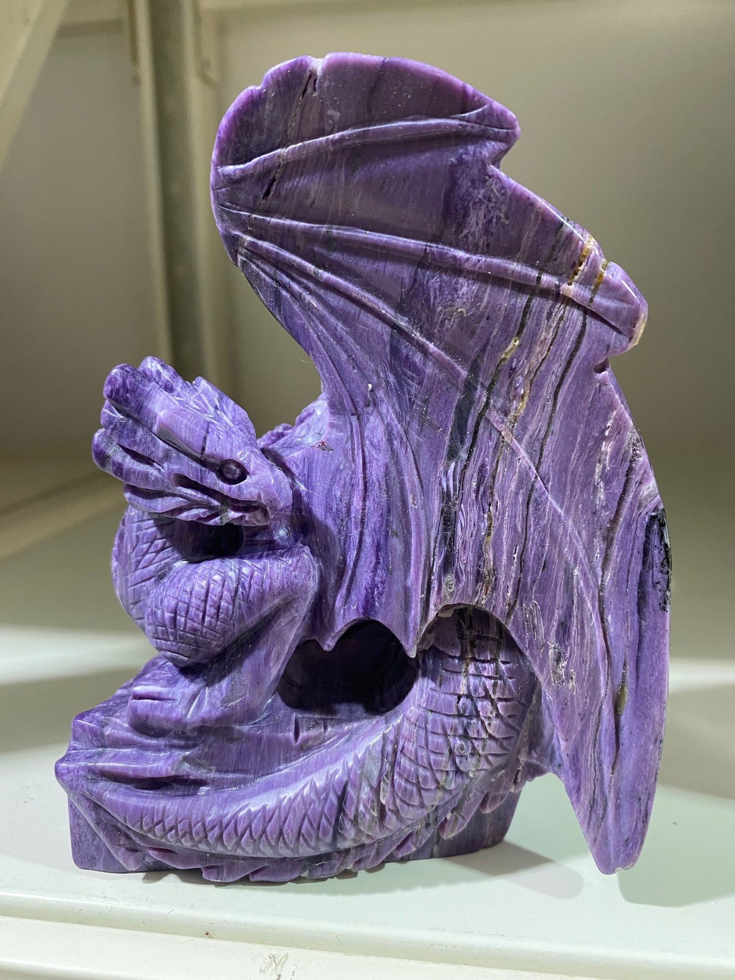 Chariote flying dragon on castle #0706