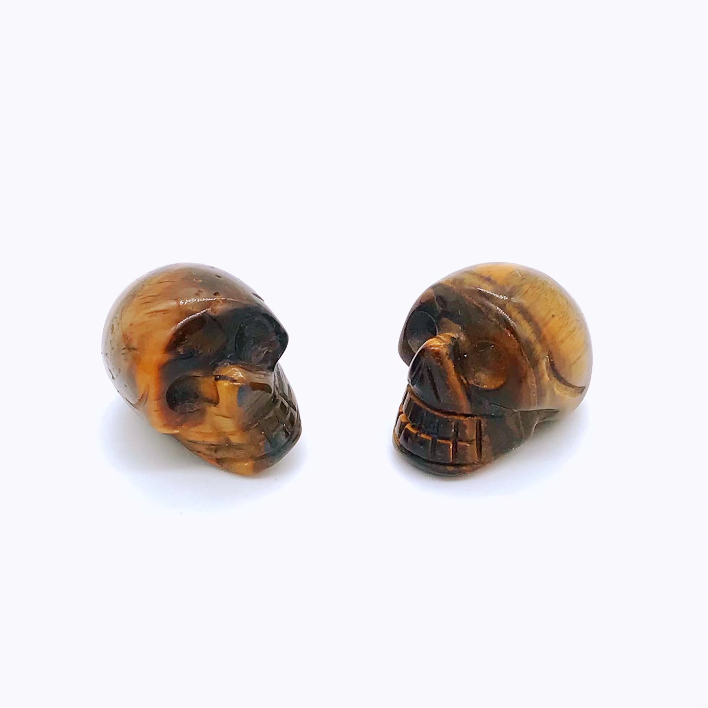 Crystal mini skulls carving