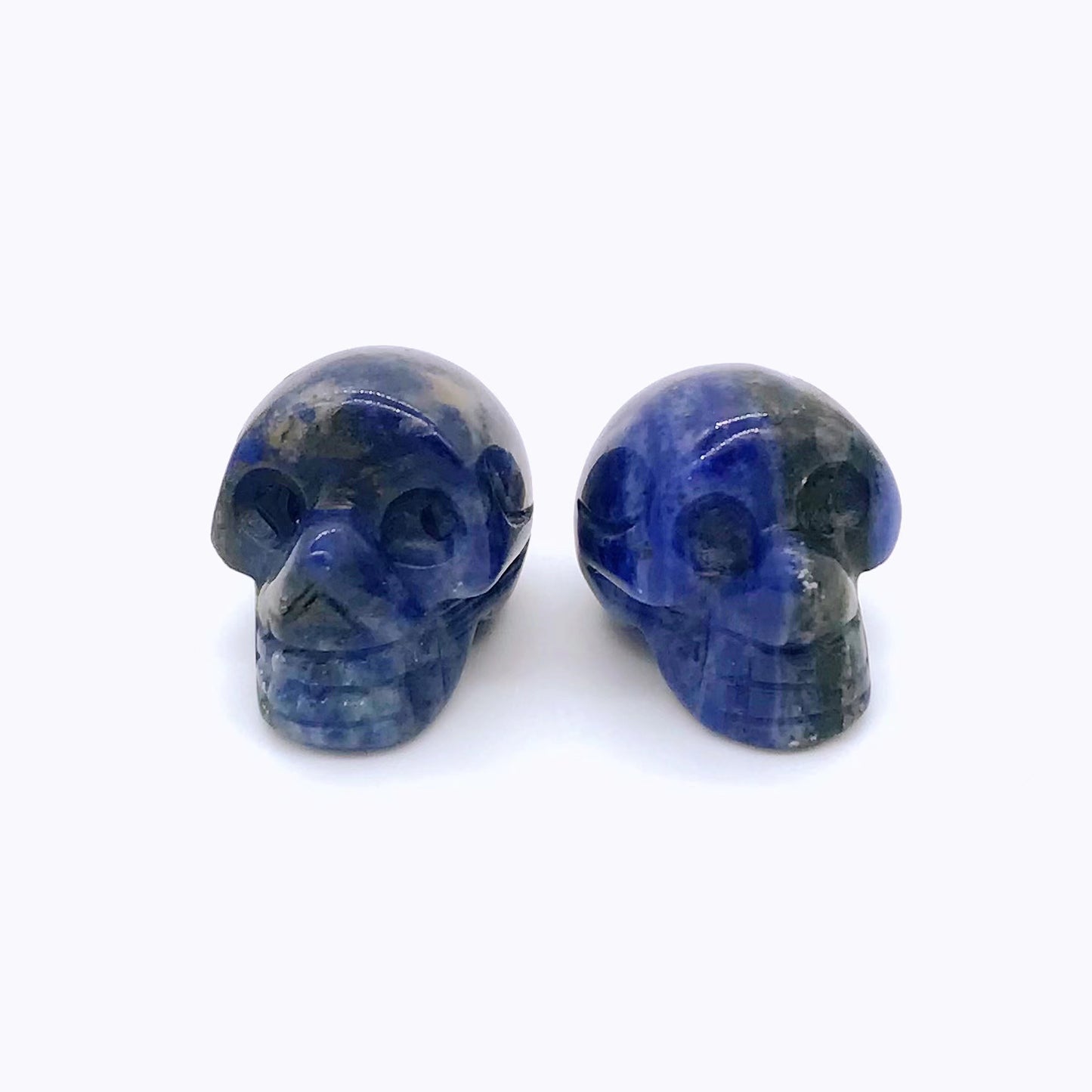 Crystal mini skulls carving