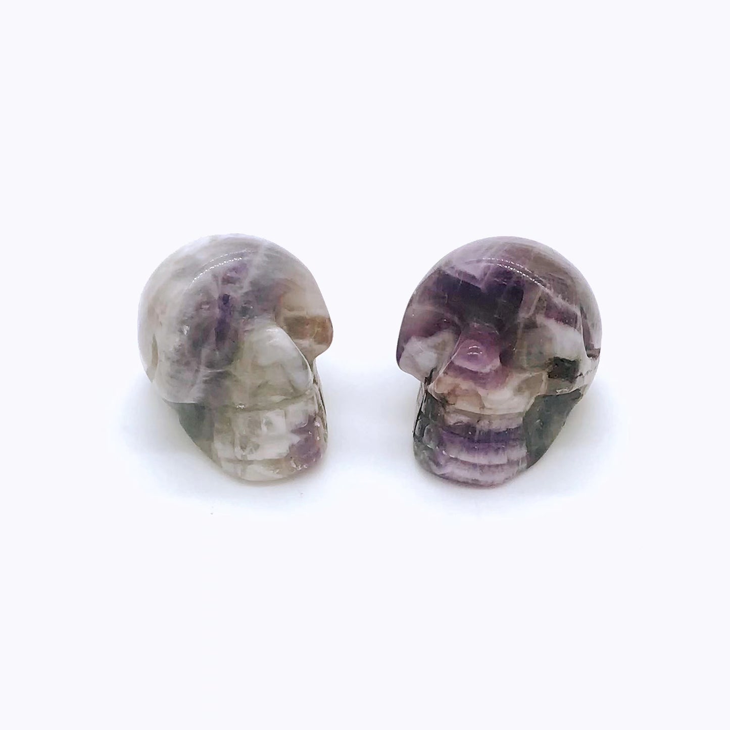 Crystal mini skulls carving
