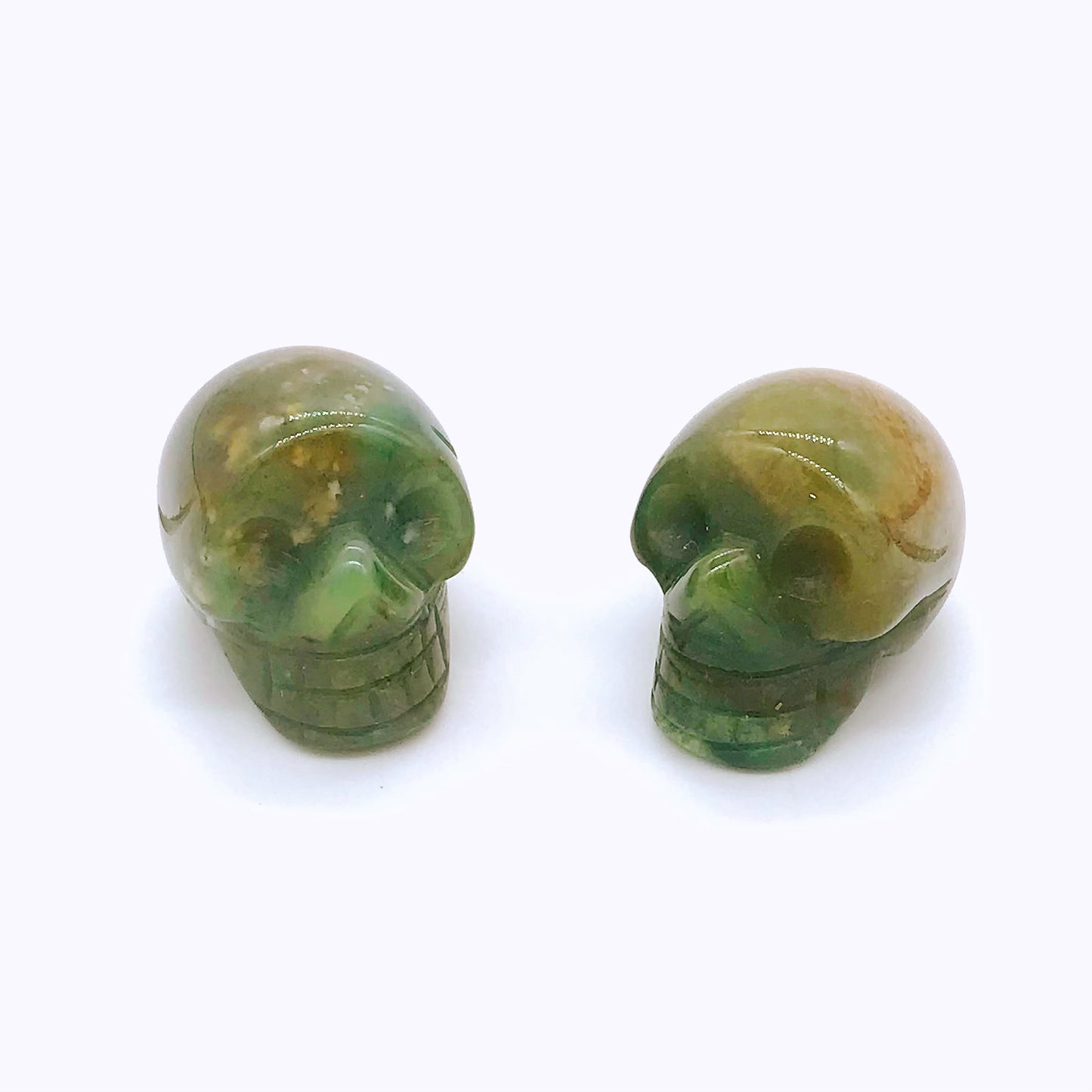 Crystal mini skulls carving