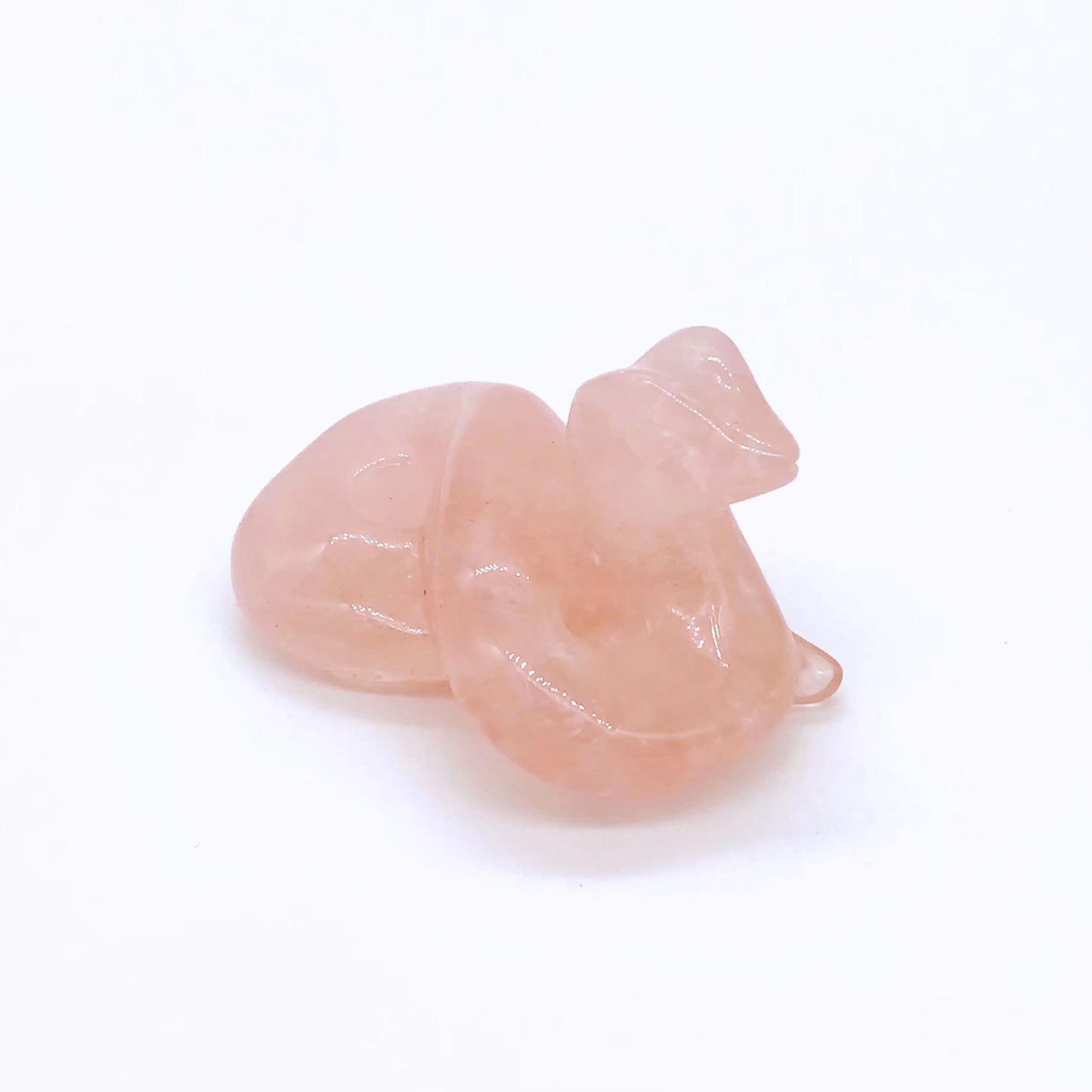 Crystal snake carvings of different materials