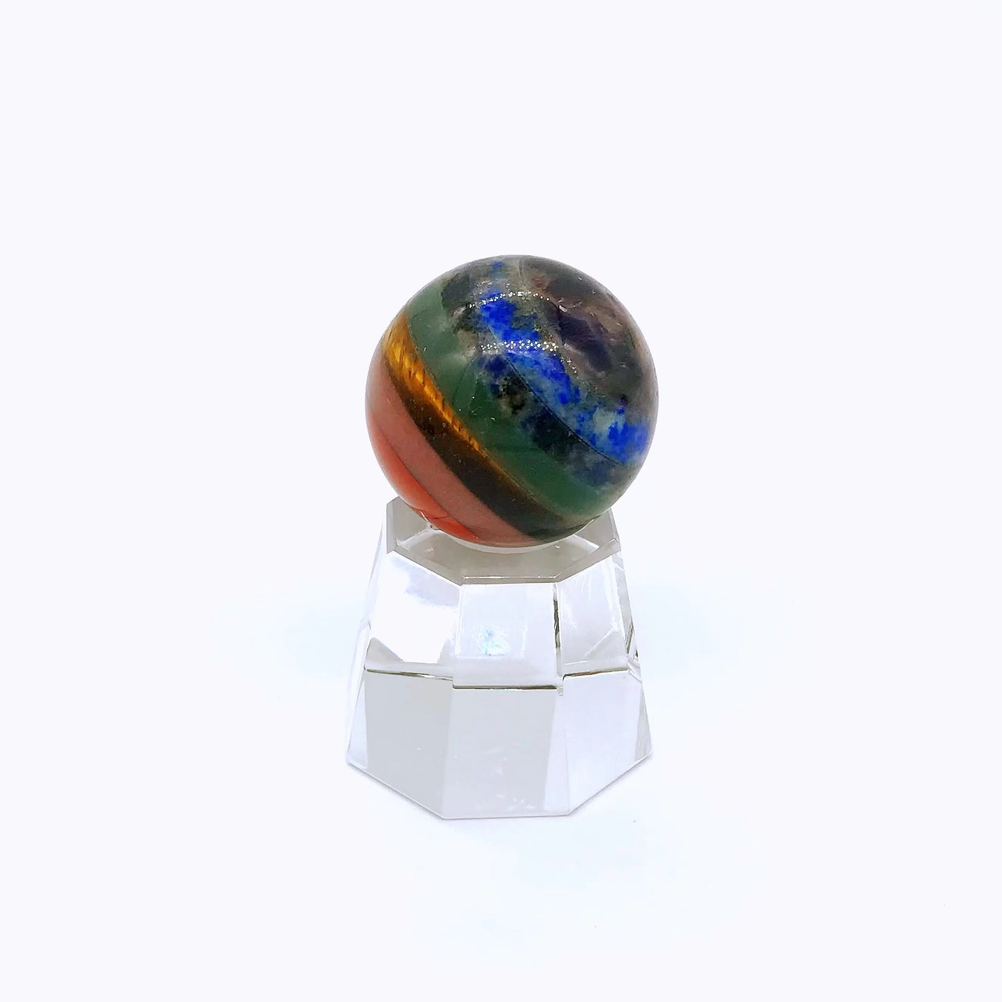 Crystal chakra healing spheres
