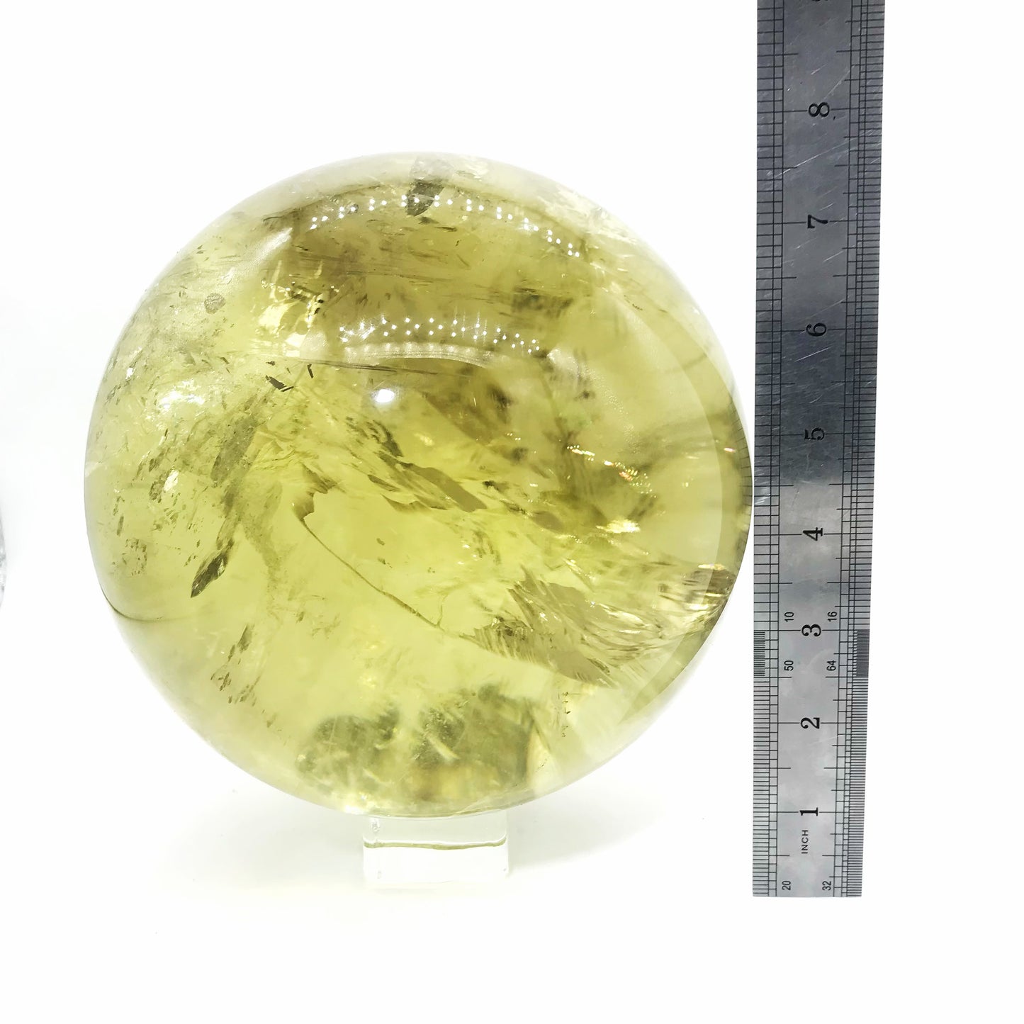 005-Hight quality Citrine quartz sphere