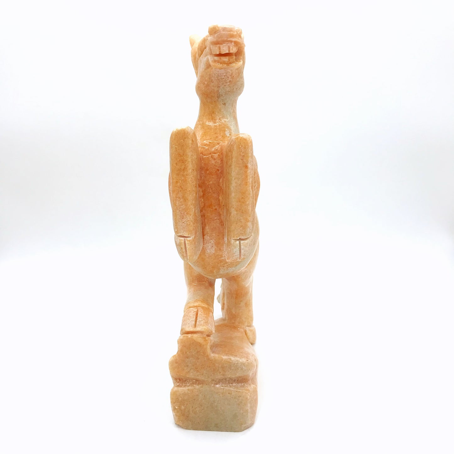 Sunstone horse carving