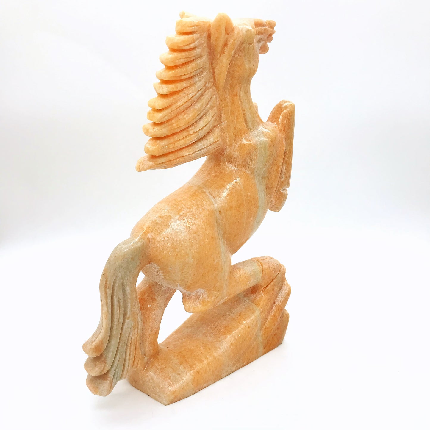Sunstone horse carving