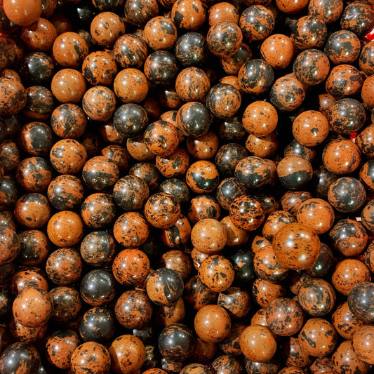 Mahogany obsidian small sphere