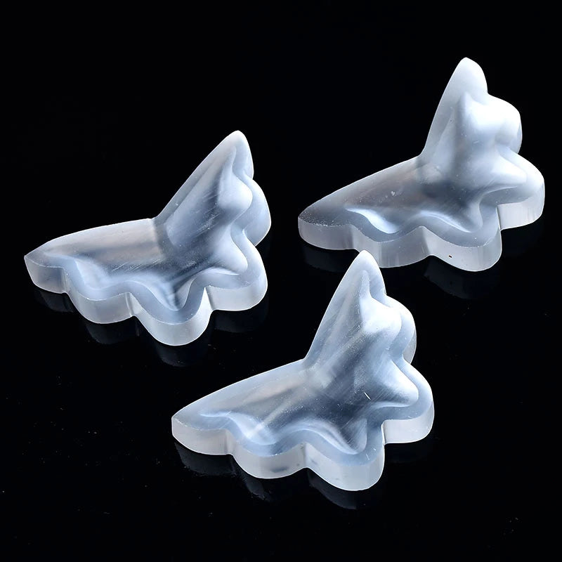 Selenite butterfly bowl